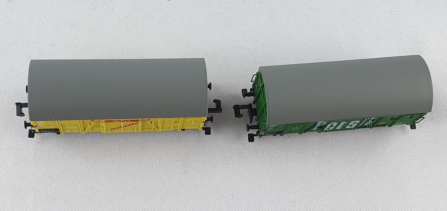 Hobbytrain H24911 DB Set gedeckter Güterwagen "Persil + HWE Markenräder" OVP (PB3)