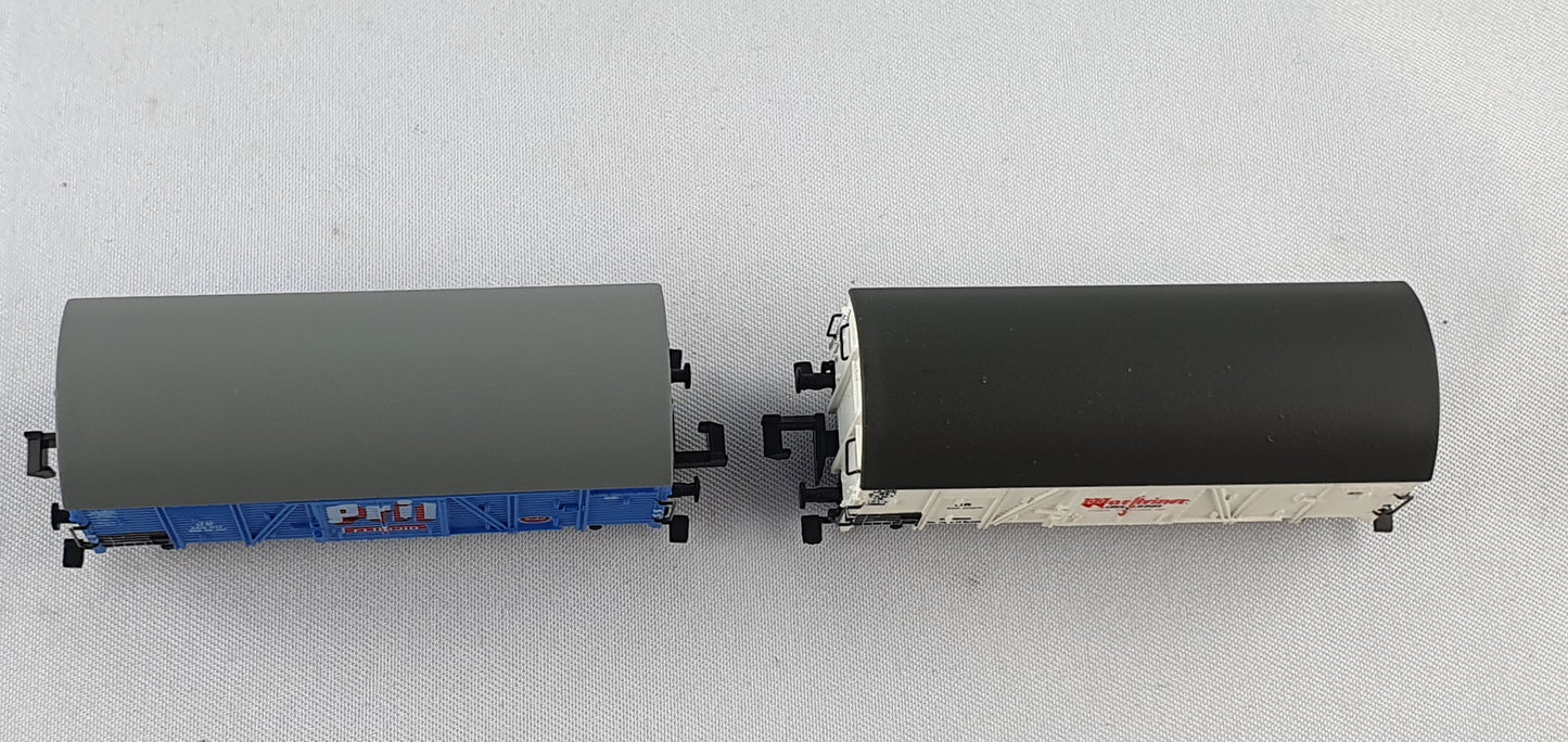 Hobbytrain H24912 DB Set gedeckter Güterwagen "Pril + Warsteiner" OVP (PB4)