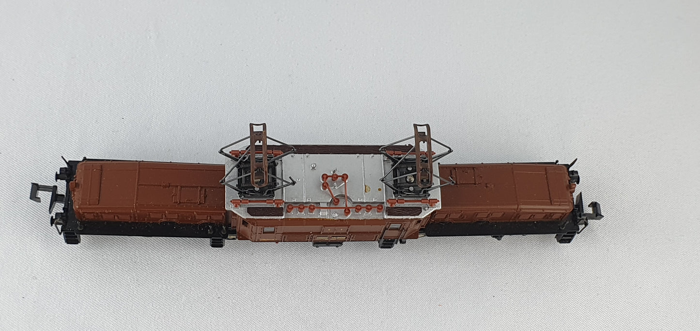 Minitrix 51 2956 00 Locomotive électrique CFF Ce 6/8 III (« crocodile »), disposition des essieux (1'C)(C1'), emballage d'origine marron (PL12)