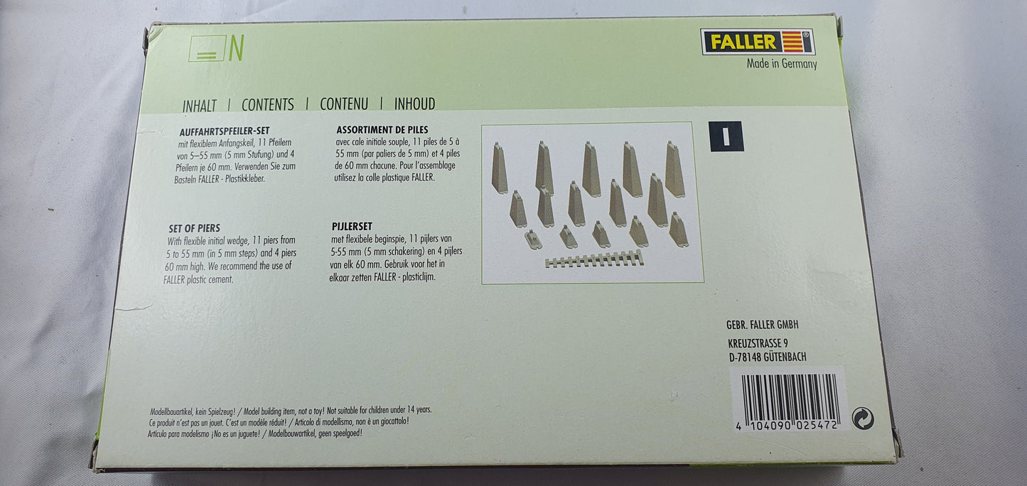Faller 222547 Auffahrtspfeiler Set OVP (RP2)