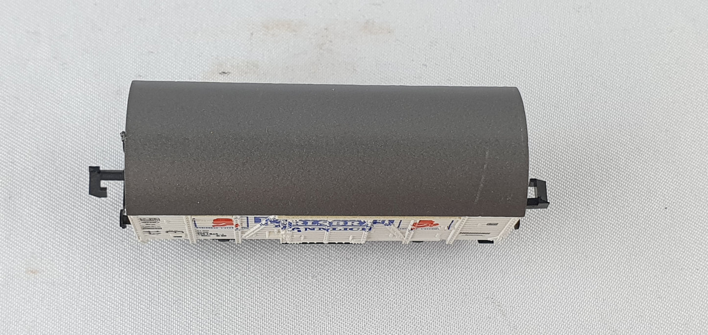 Roco 02321F DB Gedeckter Güterwagen (Bierwagen), ´KARLSBRÄU MANNLICH´ OVP (E875)