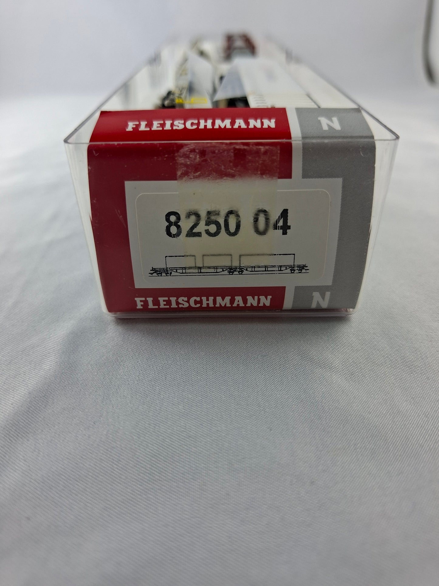 Fleischmann 825004 AAEC Gelenk-Taschenwagen DB SCHENKER´ und zwei Tankcontainern (grau/rot)´BERTSCHI OVP (EOW30)