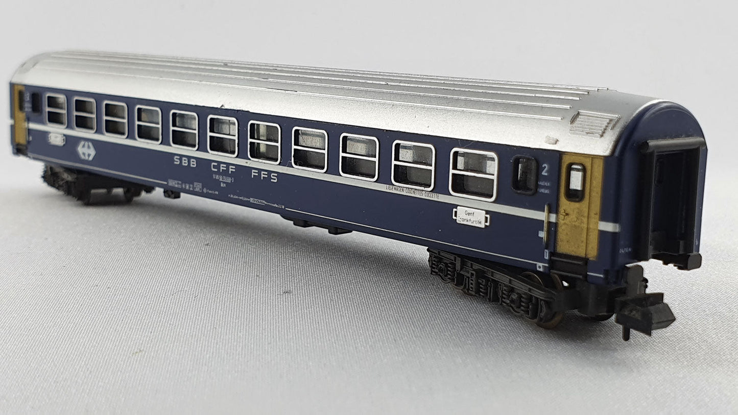 Minitrix 51 3067 00 SBB Liegewagen 2. Kl. OVP (E4276)