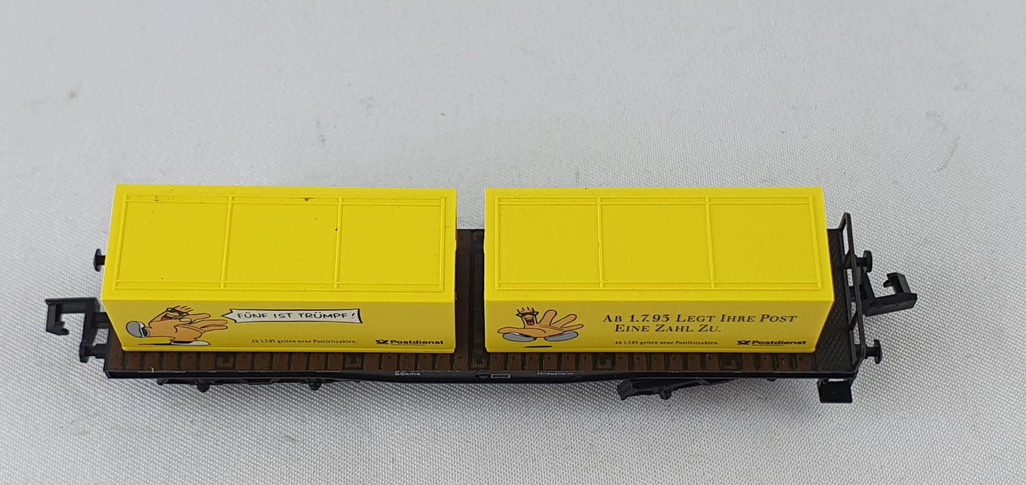 Arnold 4598 DBP Contrainer Tragwagen "Postcontainer" OVP (CWG13)