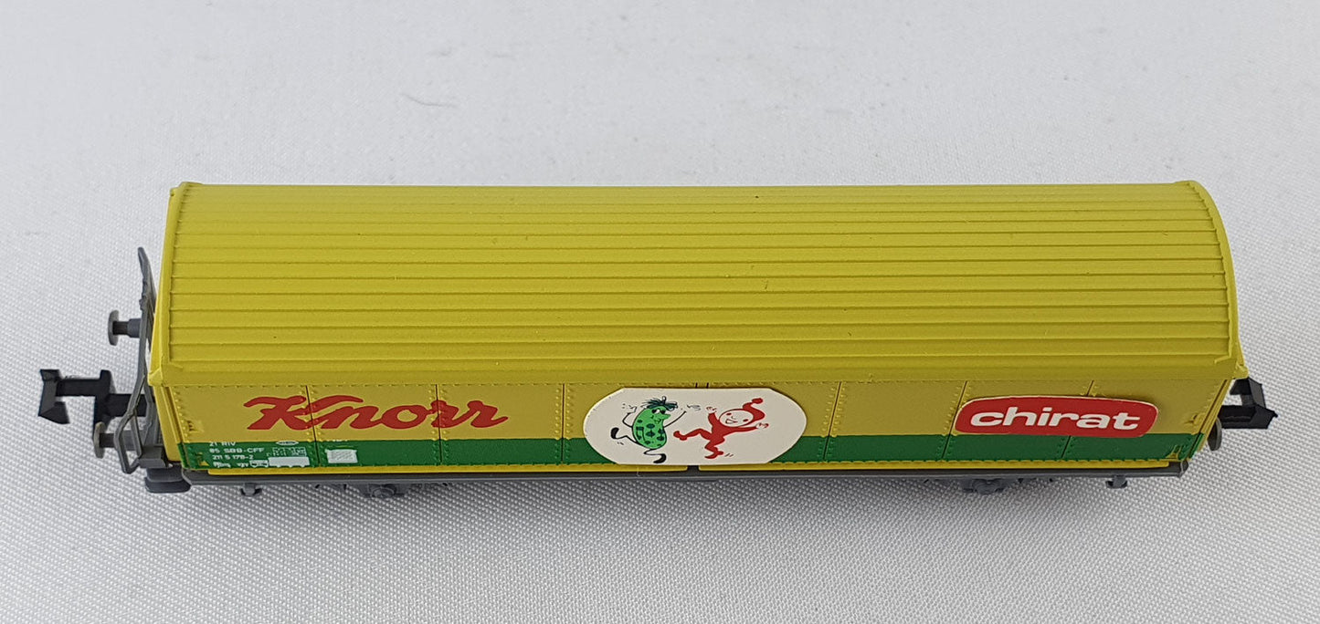 Roco 25231 SBB Schiebewandwagen "Knorr + Chirat" OVP (DG410)