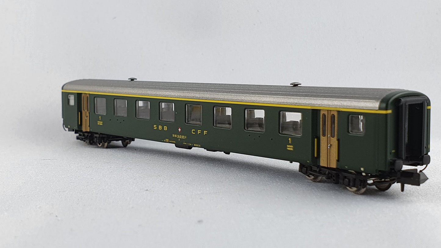 Brawa 65209 SBB Schnellzugwagen EW II 1. Kl. OVP (E7071)