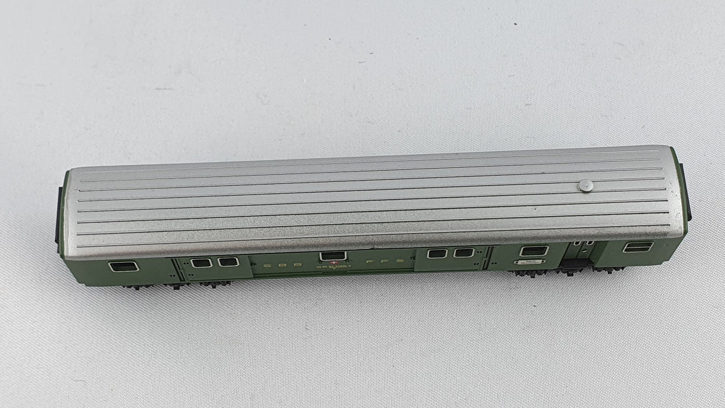 Minitrix 51 3027 00 SBB Gepäckwagen Serie 4 (DP551)