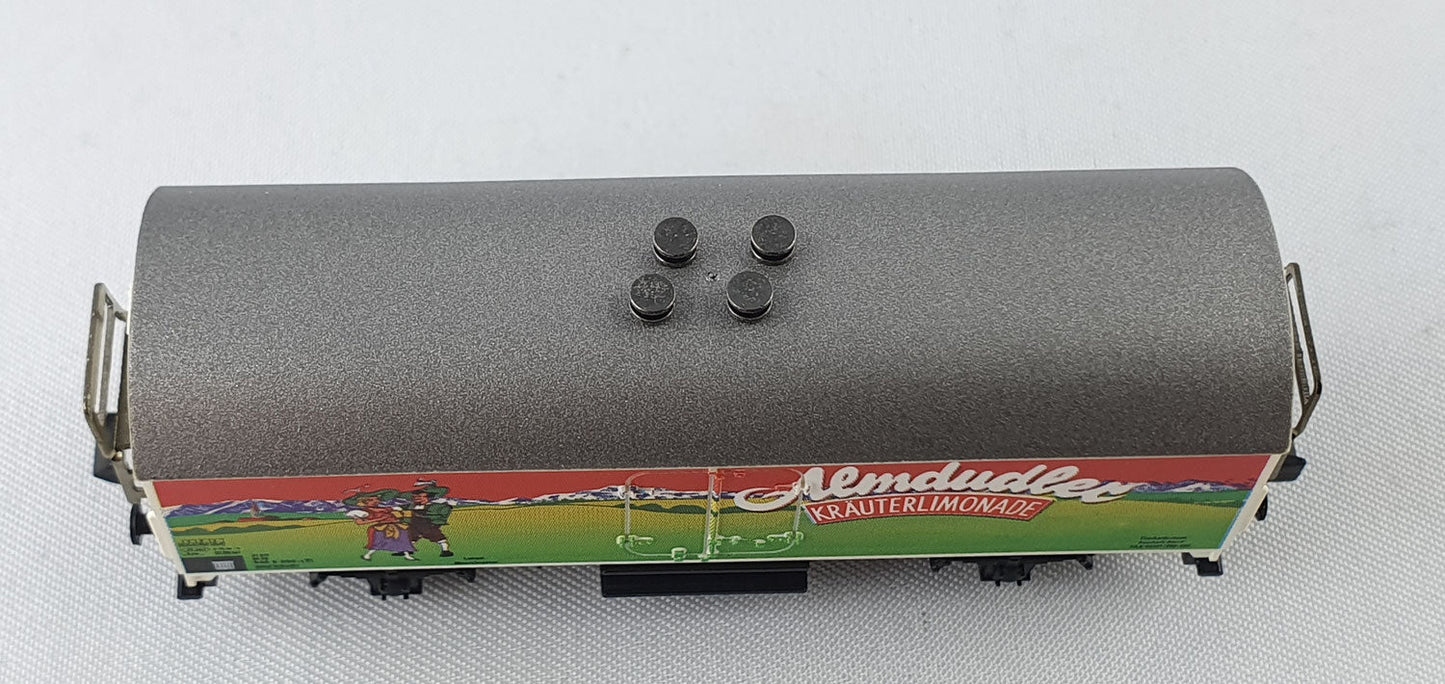 Minitrix 15011 DB refrigerator car "Almdudler" OVP (DG360)