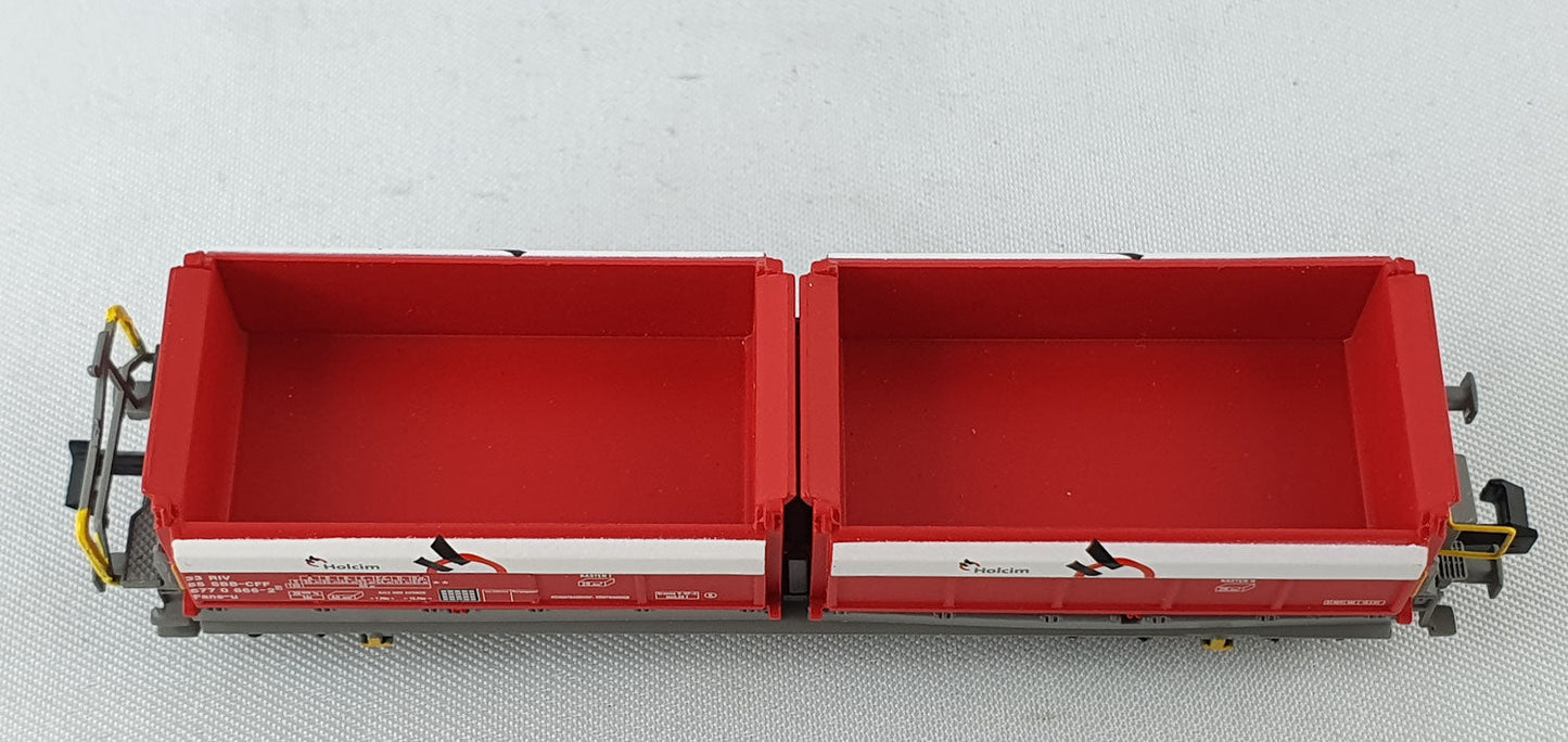 Liliput 265587 SBB Muldenkippwagen rot "Holcim" OVP (E7069)