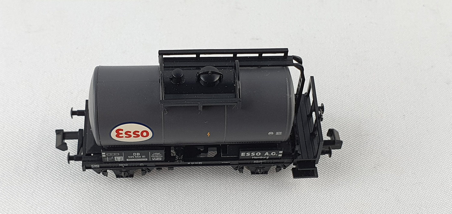 Minitrix 15194-09 DB Kesselwagen dunkelgrün "Esso" (DG366)