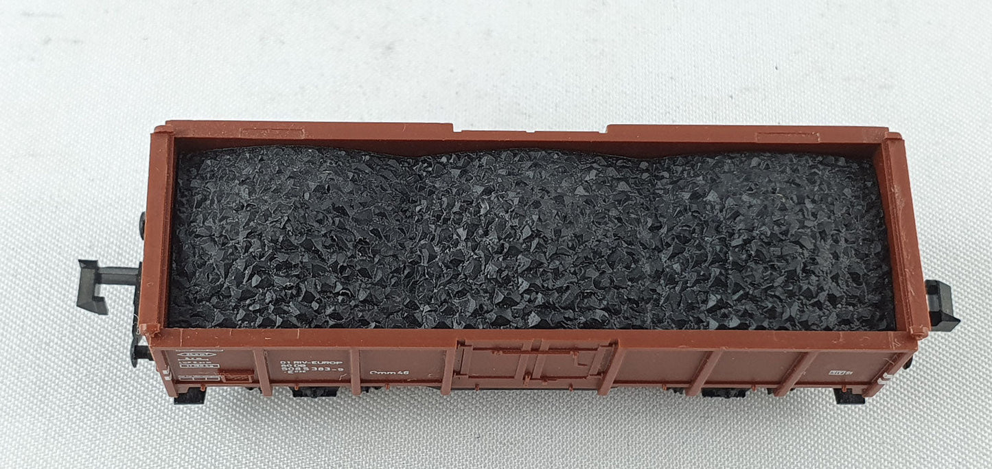 Minitrix 51 3538 00 DB Güterwagen mit Kohleladung OVP (WG15)