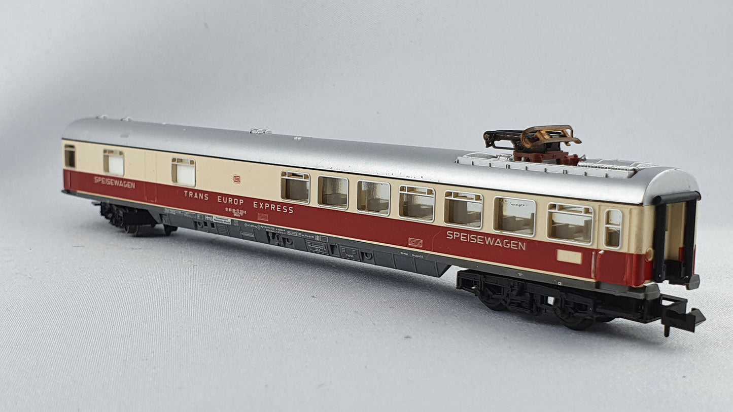 Minitrix 13084 DB Speisewagen mit Stromabnehmer (DP29)