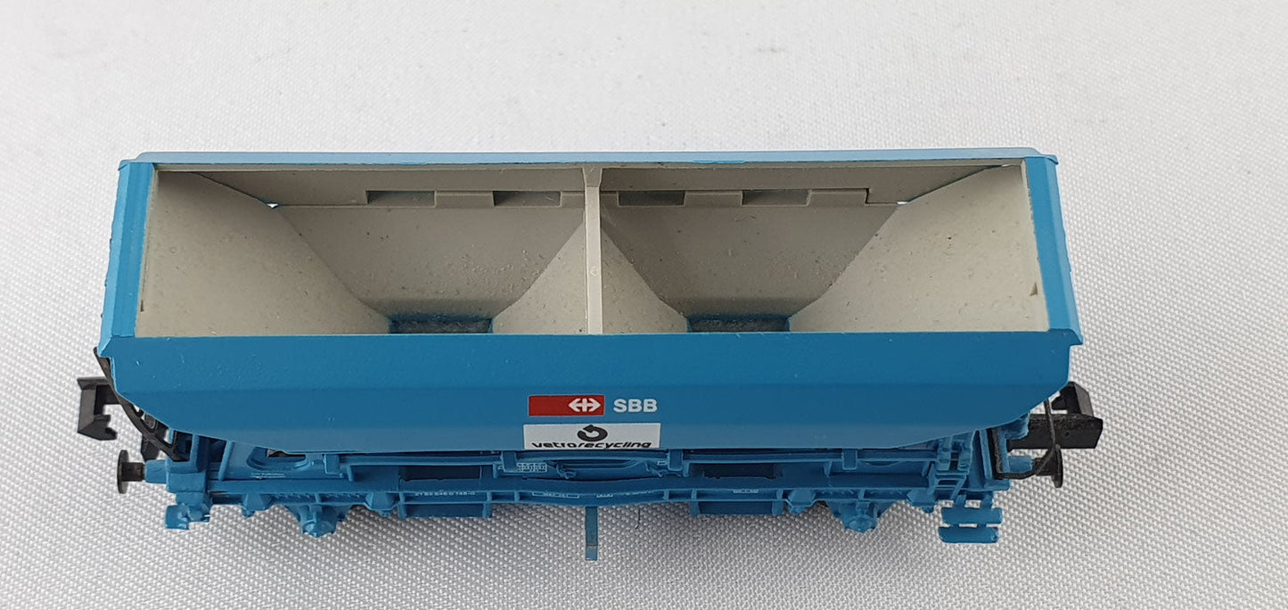 Arnold 4488 SBB Selbstentladewagen mit Entladefunktion blau OVP (PMG8)