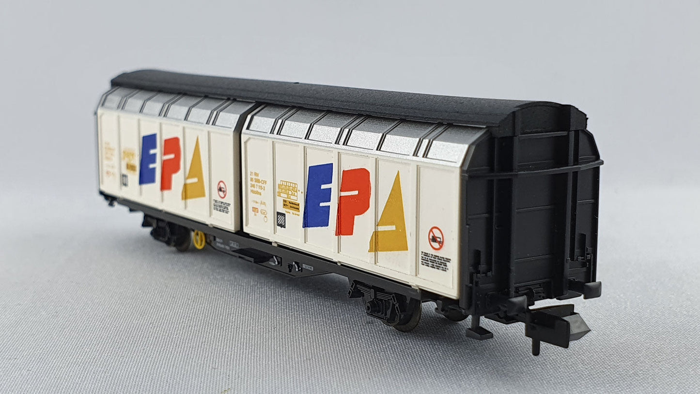 Minitrix 13872 SBB Schiebewandwagen "EPA" OVP (DG98)