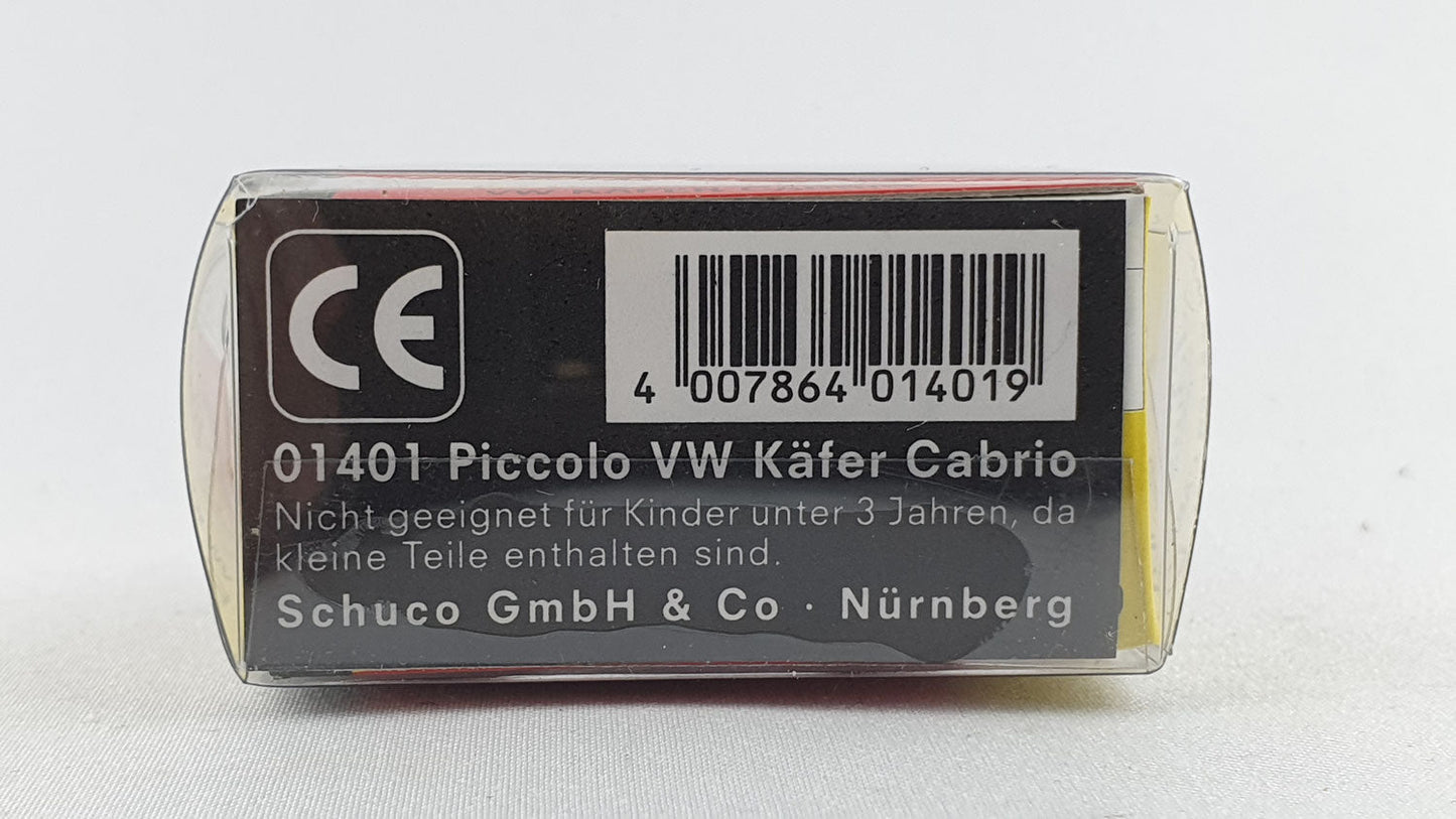 Schuco Piccolo 1401 VW Beetle Cabriolet orange orig.