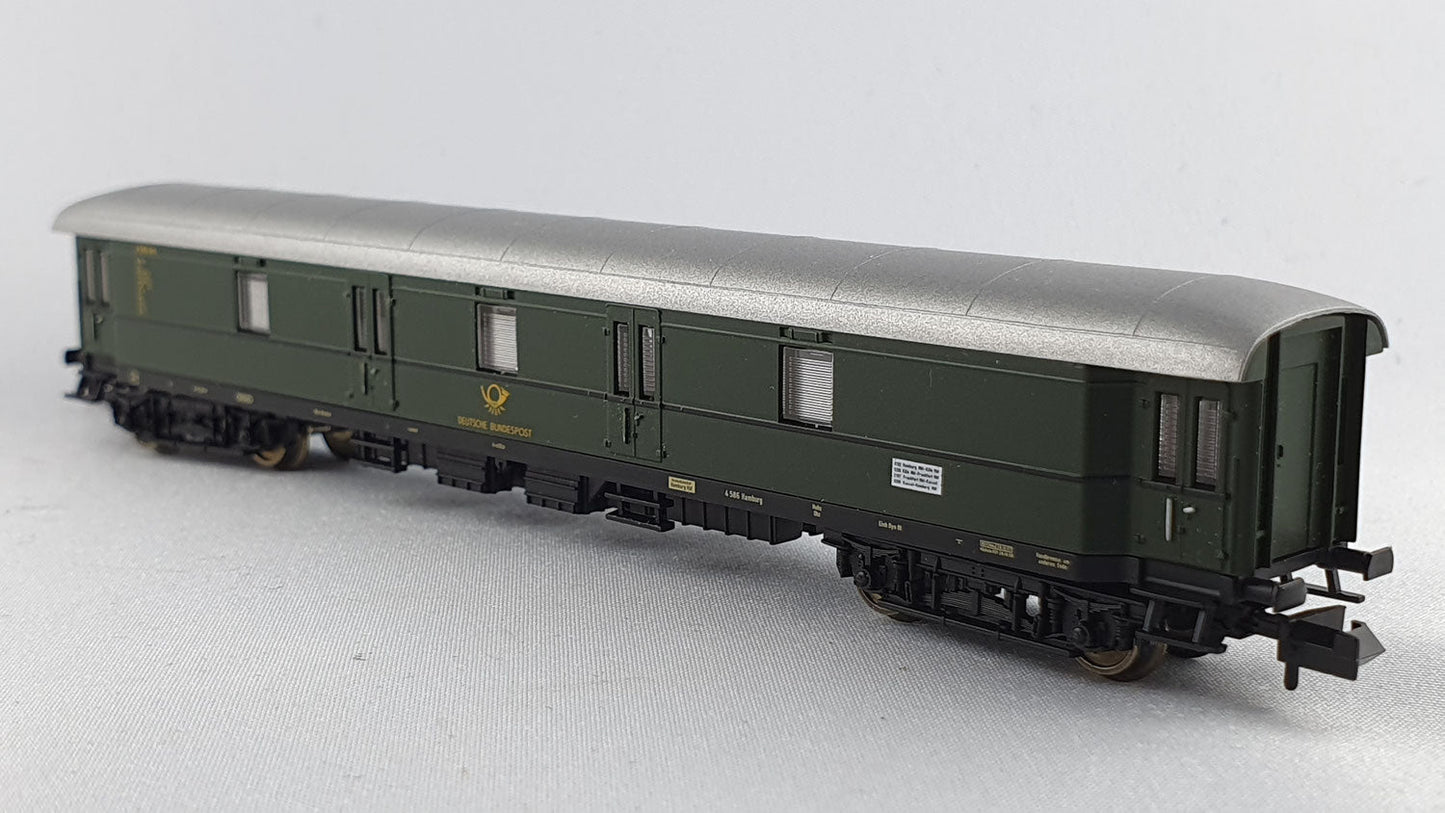Fleischmann 8635 DBP Bahnpostwagen mit Beleuchtung OVP (DP582)