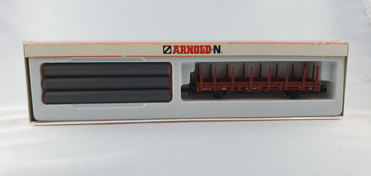 Arnold 4773 DB Rungenwagen mit Rohren OVP (E2742)