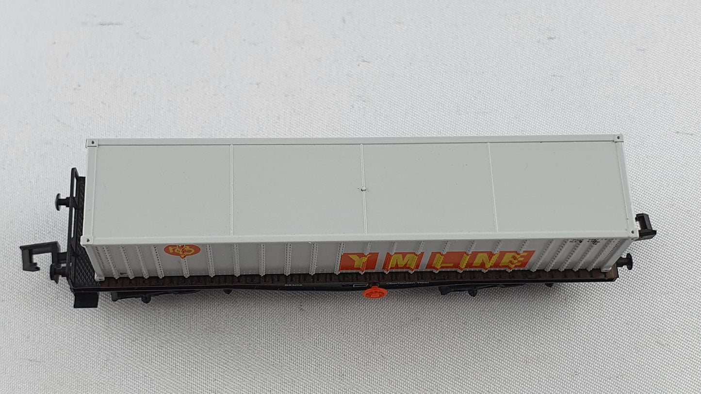 Arnold 4951 DB Container Tragwagen "Y M Line" (DG115)