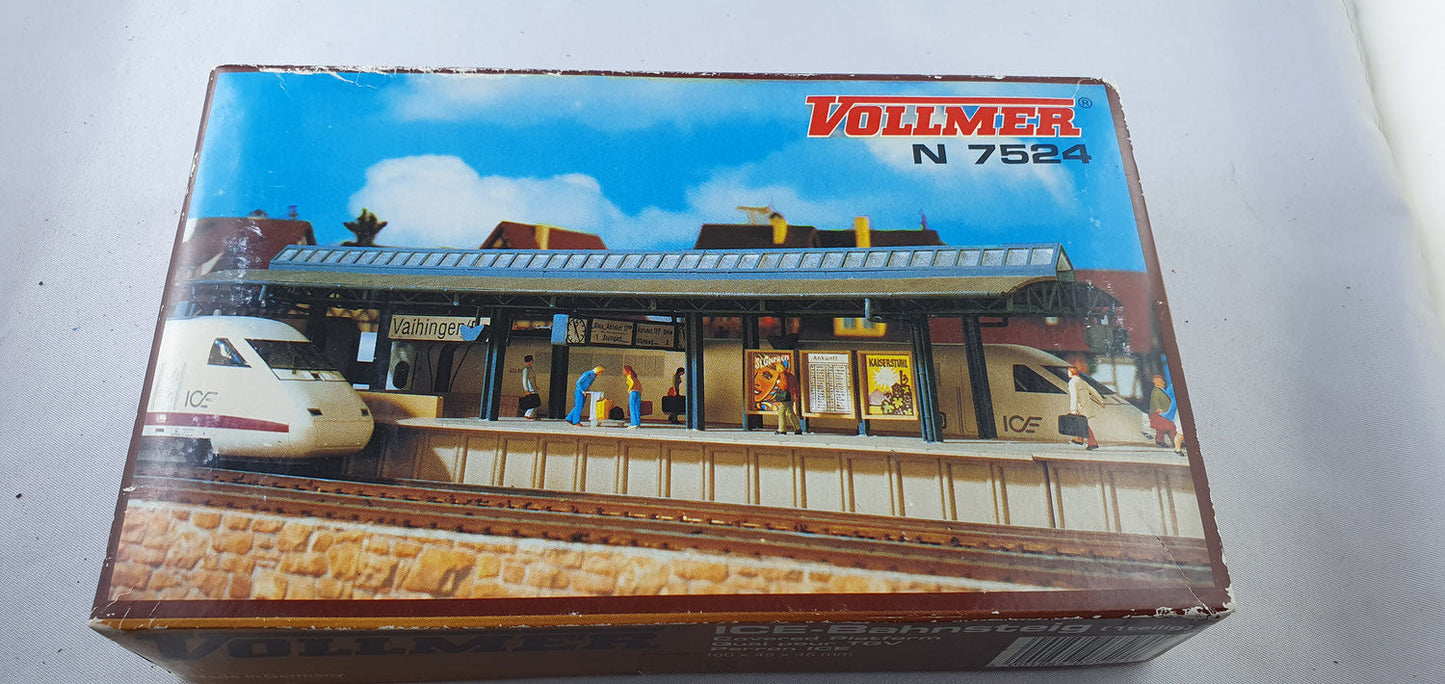 Vollmer 7524 ICE Bahnsteig OVP