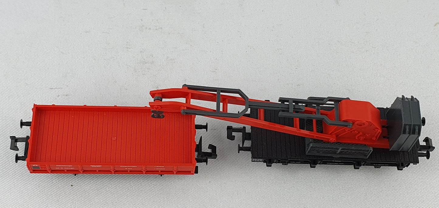 Fleischmann 8503 K DB Kranwagen Set rot OVP (DG446)