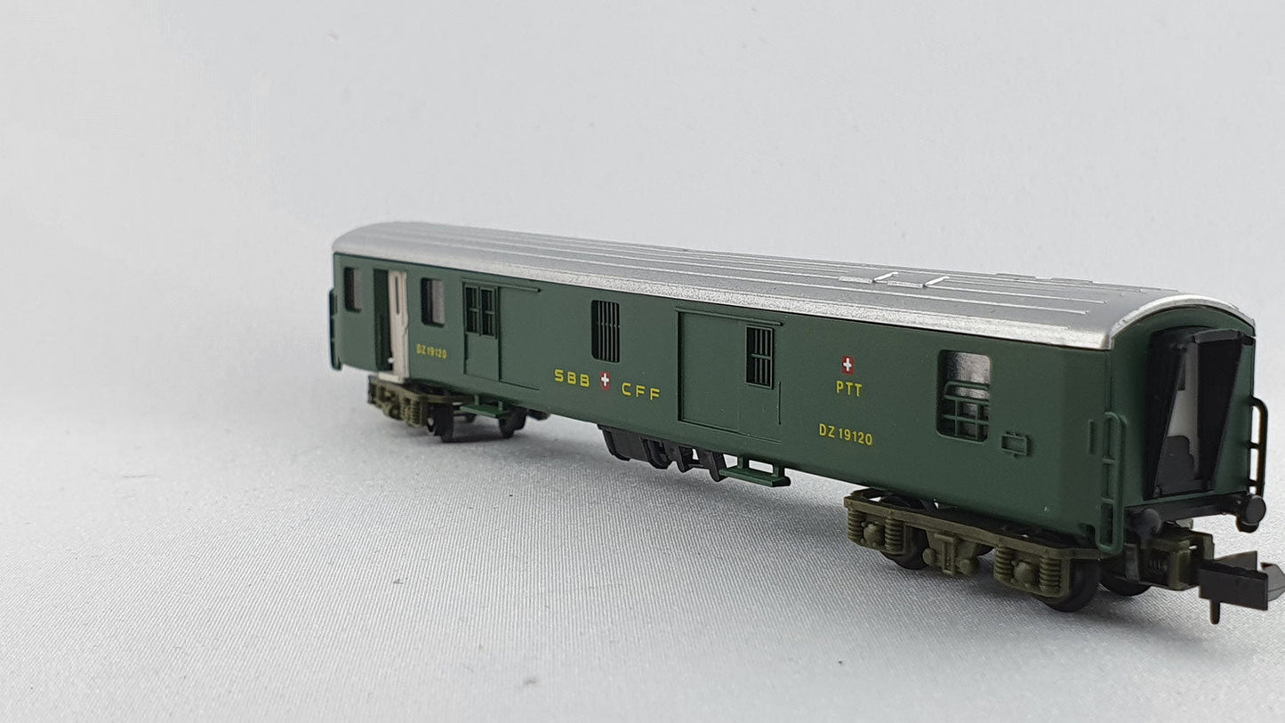 Arnold 3750 SBB Gepäckwagen mit Postabteil OVP (PR6)