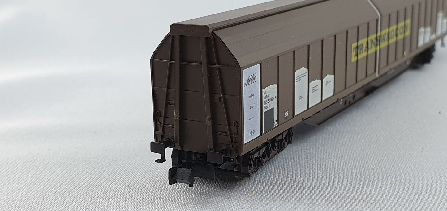 Wagon à parois coulissantes grande capacité Arnold 4440K DB "Transwaggon" emballage d'origine (DG2)
