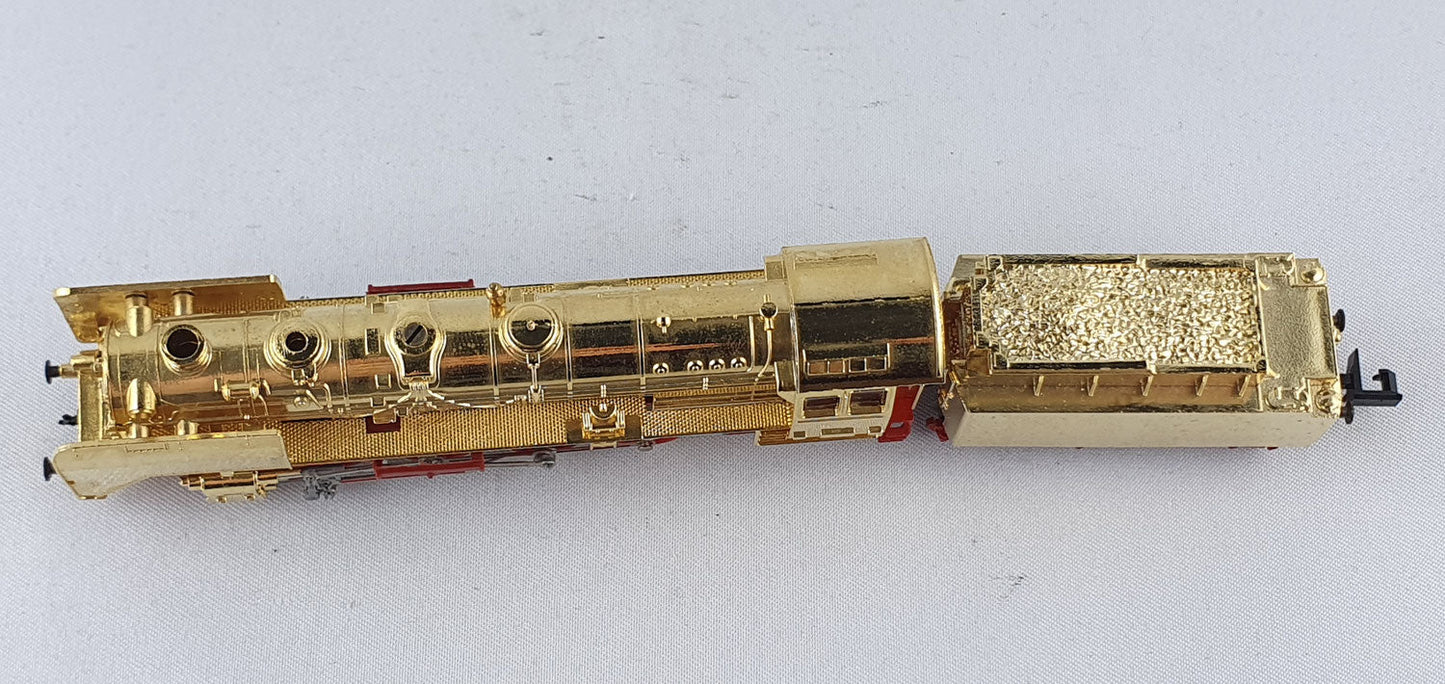 Arnold 2703 DRG BR41 Schlepptenderlok mit Wagner Windbleche vergoldet ohne Motor (DL186)