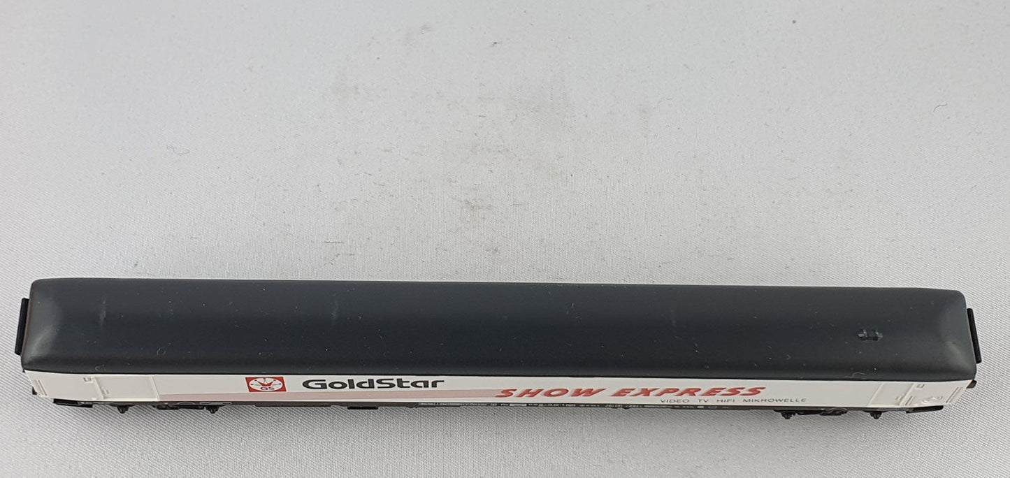 Arnold 3886 DB Ausstellungswagen "Goldstar SHOW EXPRESS" OPV (E4096)