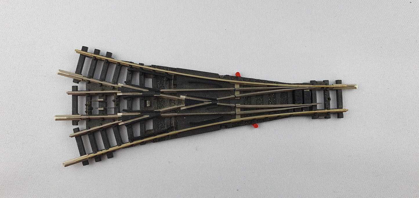 Minitrix 14949 Dreiwegweiche Handeweiche R4 - 15°