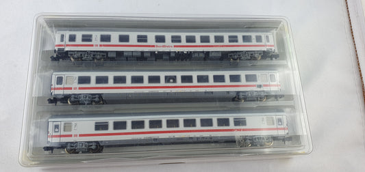 Minitrix 18215 Coffret de voitures particulières DB 3 pièces IC 2013 OVP (PB2) 