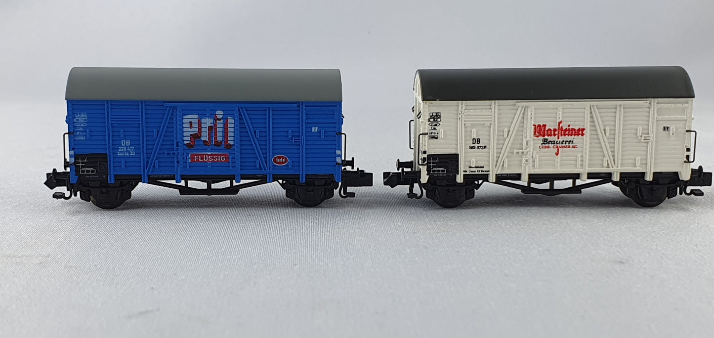 Hobbytrain  H24912 DB Set gedeckter Güterwagen "Pril + Warsteiner" OVP (PB4)
