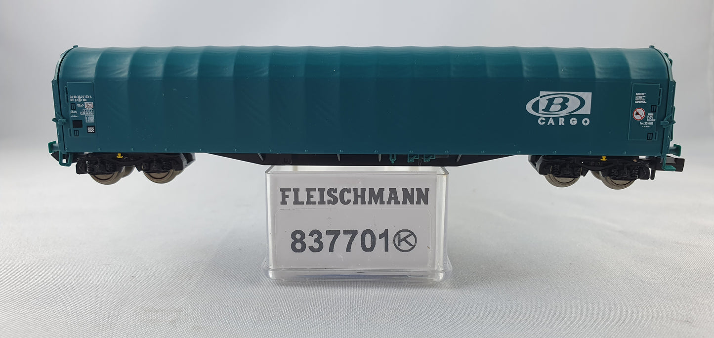 Fleischmann 837701 SNCB Schiebeplanwagen "B Cargo" OVP (PB10)