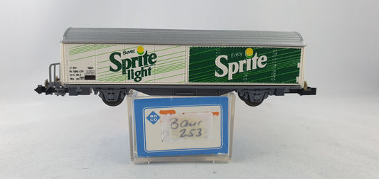 Baur 253 Wagon à parois coulissantes CFF "Sprite Light" (GWG5) 