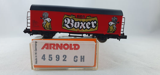 Wagon frigorifique Arnold 4592CH SBB (wagon à bière), « Beers, Beer BOXER » dans son emballage d'origine (GWG3) 