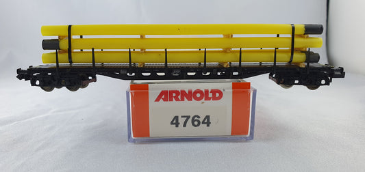 Arnold 4764 DB flat wagon with gas pipes OVP (CWG26) 