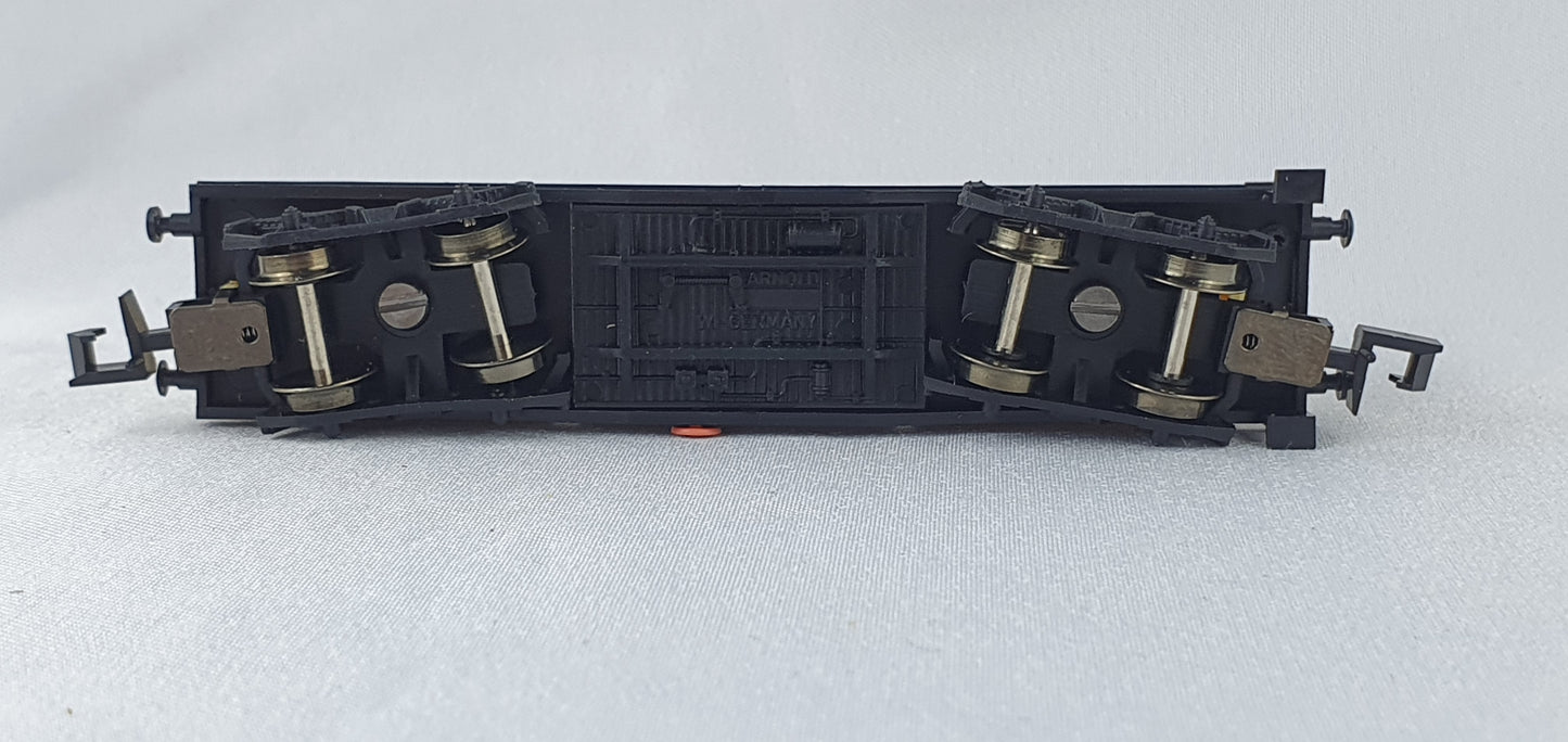 Arnold 5916 DB flat wagon load 3 boxes ´overseas freight´ OVP (CWG24) 