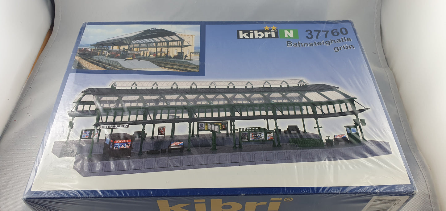 Kibri 37760 Bahnsteighalle grün OVP (EA3660)