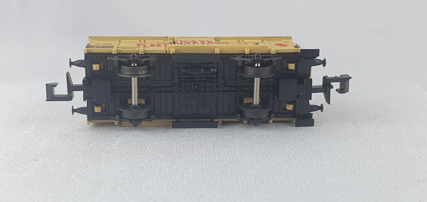 Minitrix 13657 DRG Gedeckter Güterwagen mit Brhs "Krumbach Sprudel" (DG815)