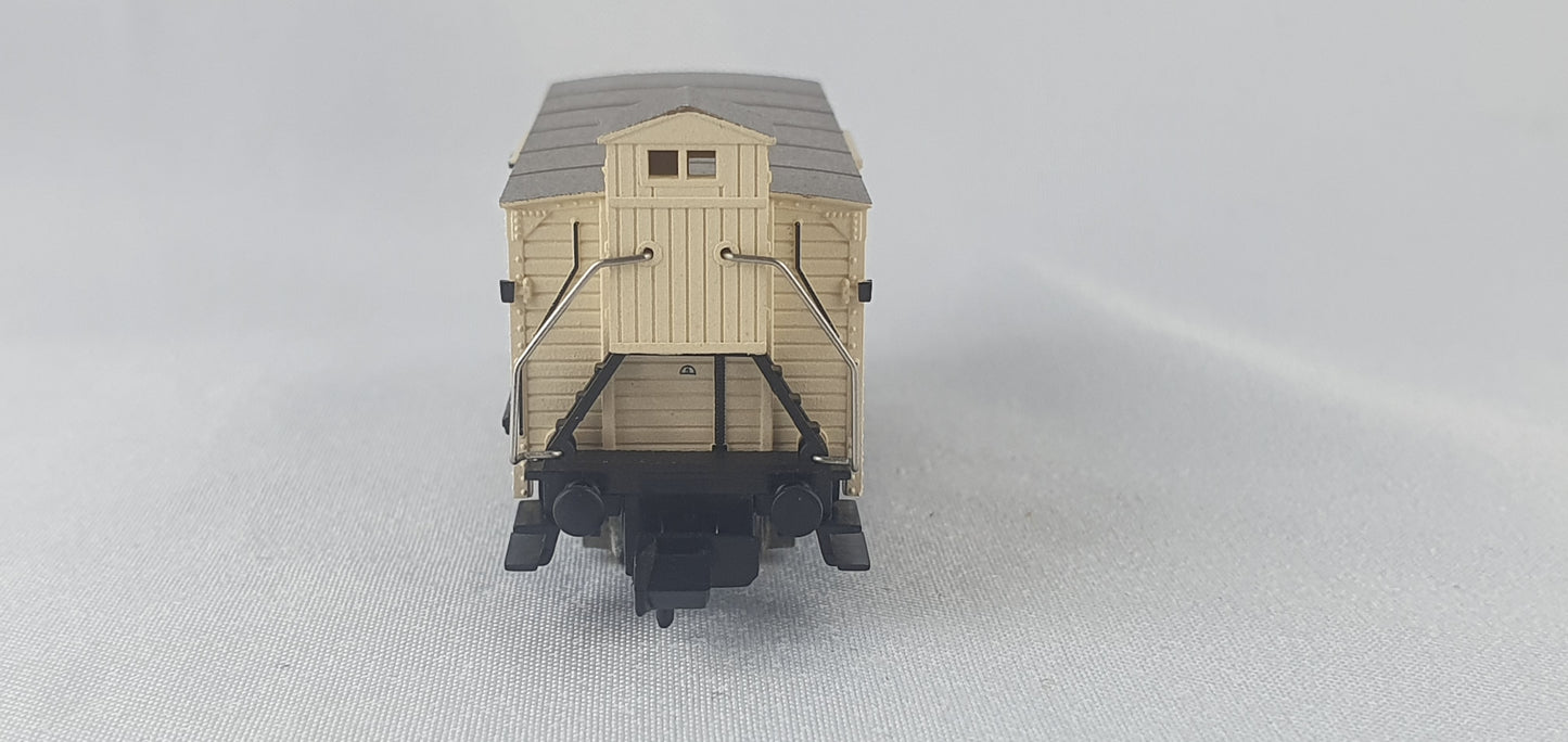 Fleischmann 8867 K.P.E.V. Wärmeschutzwagen mit Brhs, "AMICA Margarine Werke - BENEDIKT KLEIN, CÖLN-EHRENFELD - LANDBUTTER" (DG816)