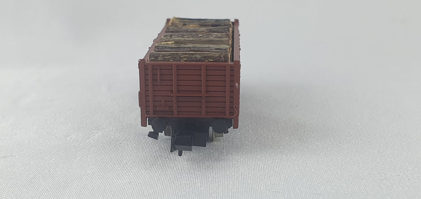 Roco 25059.2 DB Offener Güterwagen, mit Holzstämmen (DG829)
