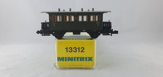 Minitrix 13312 DRG Personenwagen 3. Kl. OVP (DP134)