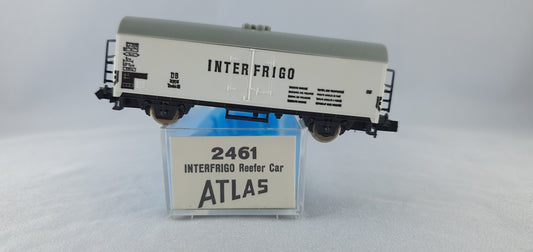 Wagon frigorifique Atlas 2461 DB « INTERFRIGO » dans son emballage d'origine (DG888) 