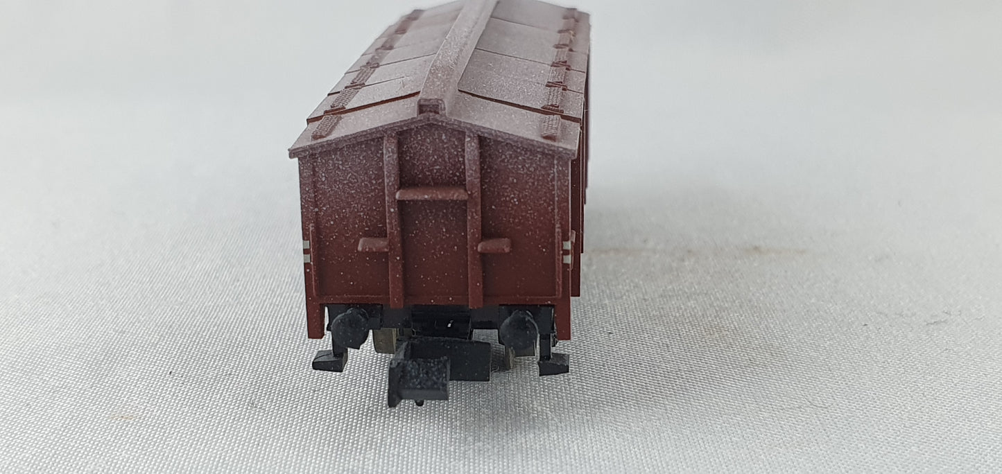Minitrix 15194-025 DB Klappdeckelwagen, gealtert, OVP (DG840)