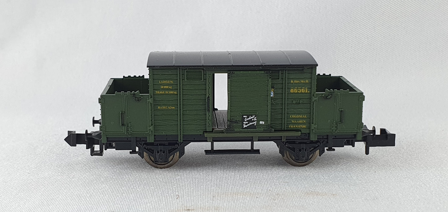 Minitrix 51 3212 00 K.Bay.Sts.B Kolonialwarenwagen OVP (DG843)