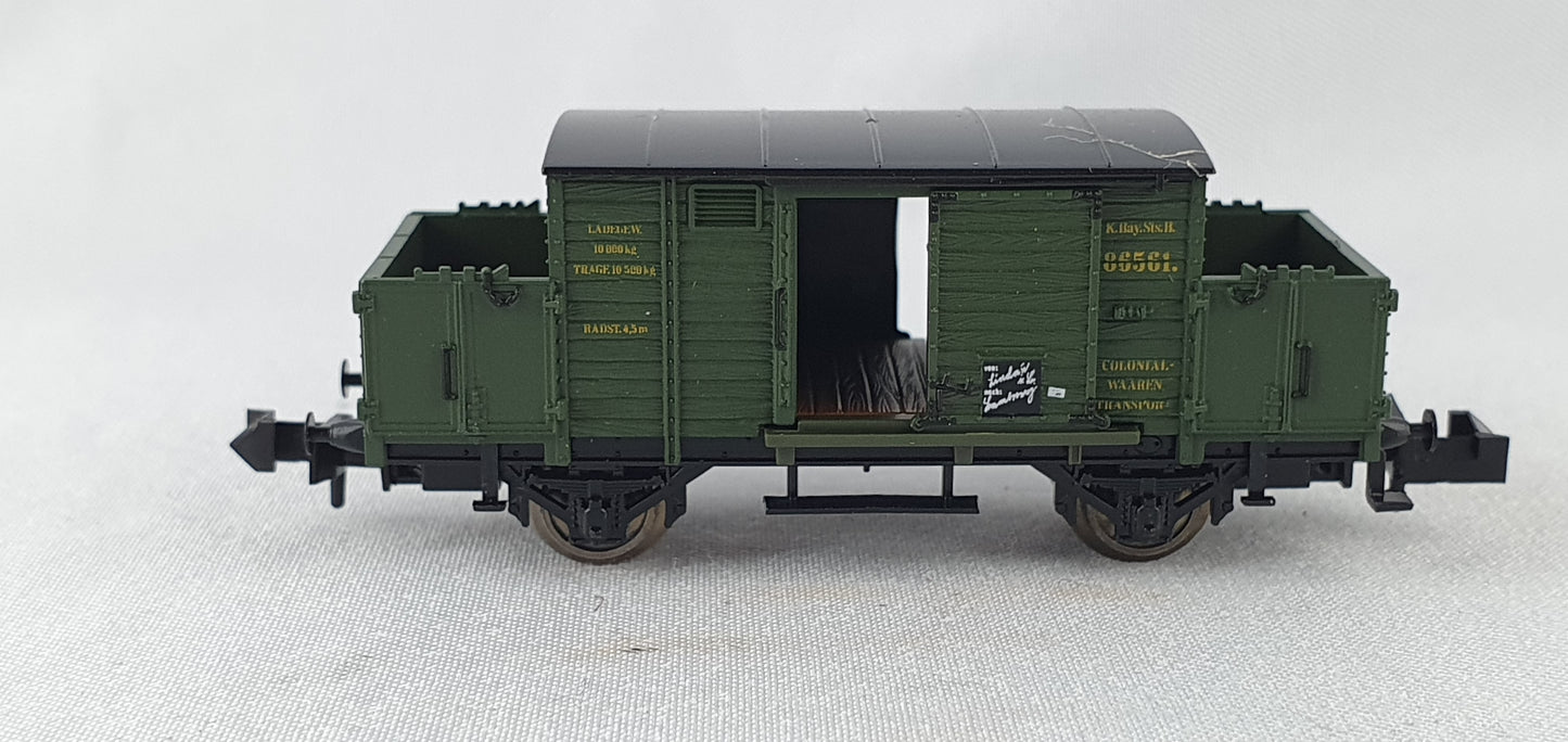 Minitrix 51 3212 00 K.Bay.Sts.B Kolonialwarenwagen OVP (DG843)