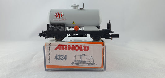 Wagon-citerne SNCF Arnold 4334 « SGTL » emballage d'origine (DG866) 