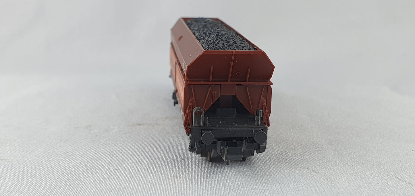 Roco 25116 DB Selbstentladewagen ´Peine+Salzgitter´ ´Ihr Partner für Stahl´, mit Erzladung  (DG868)