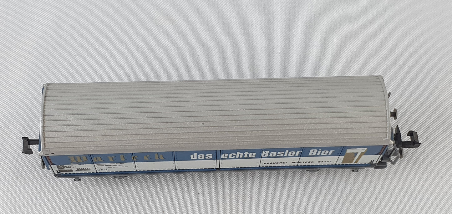 Roco 25065 SBB Schiebewandwagen (Bierwagen), ´WARTECK das echte Basler Bier´ (E6888)