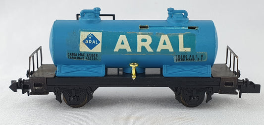 Wagon-citerne double Ibertren 356 RENFE « ARAL » (DG879) 