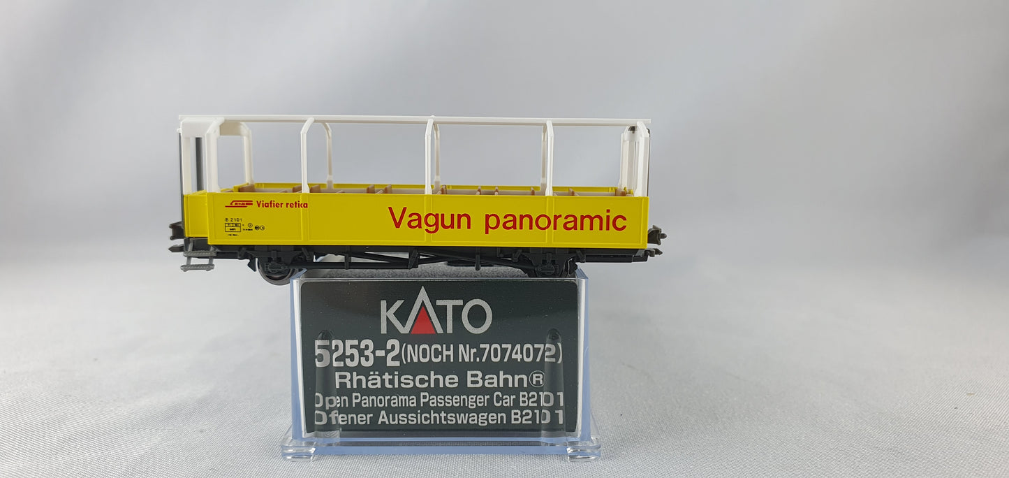 Kato 7074072 RhB offener Aussichtswagen Bernina Express OVP (PJ10)